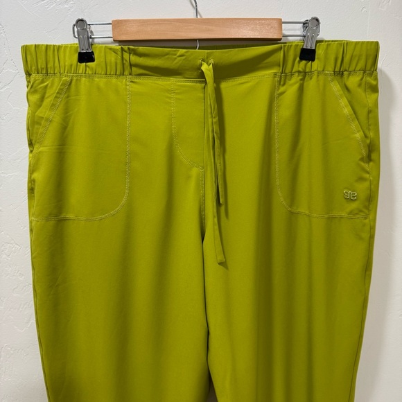 Albion Jetsetter Jogger Pants Green Women's XXL Athleisure Travel - Picture 7 of 15
